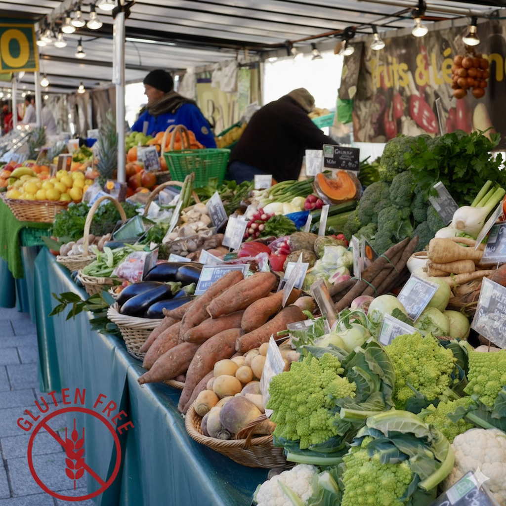 private gluten free food tour in paris market ans tastings